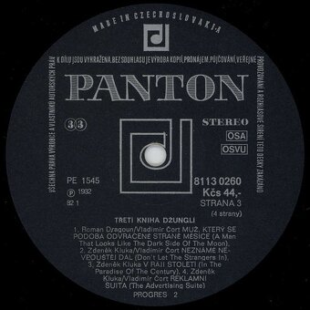 Progres 2 – Třetí Kniha Džunglí = Third Jungle Book (2 LP) - 4