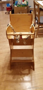 Trihorse 3v1 jídelní židlička, houpačka, stoleček - 4