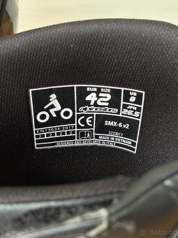 Boty na motorku Alpinestars S-MX 6 černo-bílé vel. 42 - 4