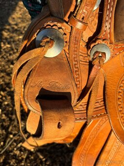 Westernové sedlo pro chlapa - 4