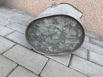 Pěkná starožitná konev na vodu a olej - 4