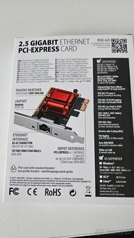 Síťová karta Realtek 2.5 Gbit PCIe - 4