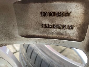Alu kola vw 225x40 ZR18 5x112 - 4