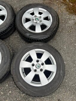 Originální kola Škoda Octavia II 15” + letní pneu 5mm - 4