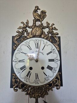 Hodiny ve stylu Comtoise - funkční - 4