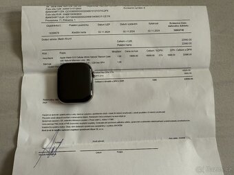 Apple Watch 10, přírodní titan, esim, Istyle - 4