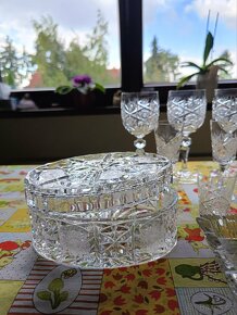 Broušený servis Bohemia Crystal 19 ks - výborný stav - 4