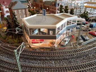 Modelová železnice Märklin H0, kompletní analogová konstrukc - 4