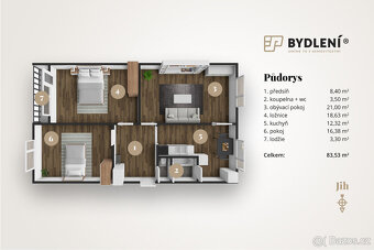 Prodej bytu 3+1 83 m² Bohuslava Martinů, Teplice - 4