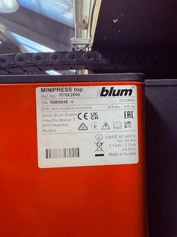 Blum MINIPRESS top M75E2000 - 4