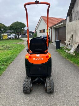 Prodám minibagr Kubota U10 s nulovým přesahem zádě - 4