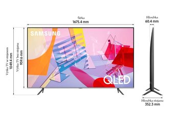 QLED TV Samsung QE75Q67T/ 189 cm - 75"/ 4K UHD/ 3840×2160 - 4
