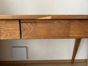 Dubový psací stůl - 4