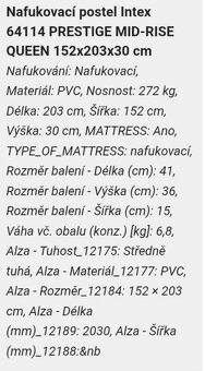 samonafukovací matrace - 4