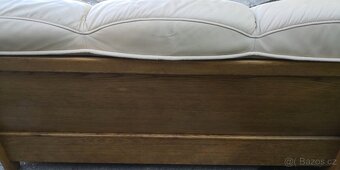 Kožená masivní trojsedačka - 4