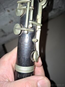 Starý klarinet Amati Kraslice Bb - 4
