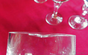 Moser - Sada 6 kusů kvalitních broušených skleniček na likér - 4