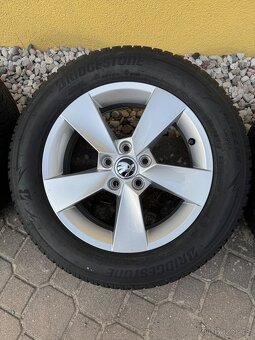 Alu 5x112 r15 zimní Bridgestone 185/65 - 4