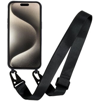 Matný kryt s nastavitelným popruhem pro iPhone 13 Pro a pod - 4