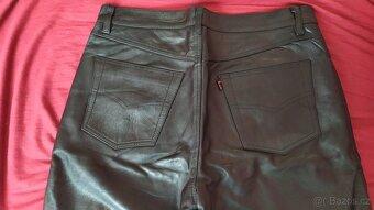 PÁNSKÉ NOVÉ KOŽENÉ KALHOTY PRODÁM - 4