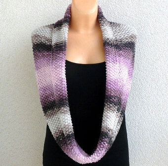 Nákrčník - levandulová zima (nový) - 4