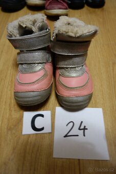 Dětské boty, kožené, vel. 24 - 4