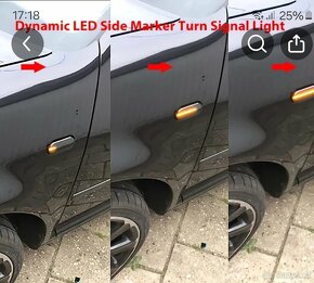 Dynamické led blinkry na W Golf - 4
