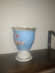 Porcelánový pohárek na čokoládu,velmi starý - 4