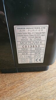 Čistička vzduchu DAIKIN Ururu MCK75J se zvlhčováním - 4