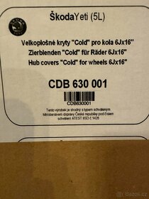 Originální poklice (kryty kol) ŠKODA YETI R16" NOVÉ - 4