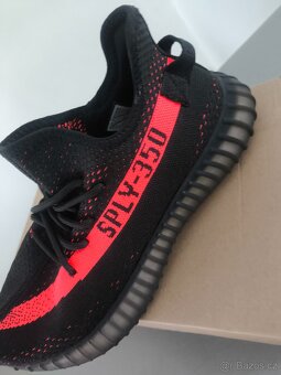 Yeezy 350 červené boty - 4