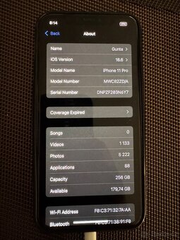 iPhone 11 Pro 256 GB – Bílý, komplet balení - 4