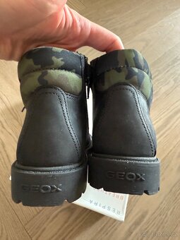 Nové kožené kotníkové boty Geox vel. 35 - 4