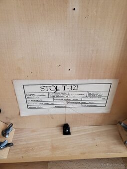 Retro odkládací, malý jídelní stolek rok 1978 - 4