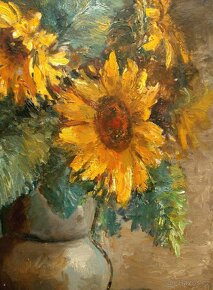 Jaroslav Černý - Zátiší se slunečnicemi - 4