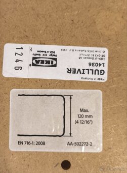 Dětská postýlka Ikea - 4