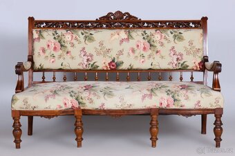 Sedací souprava-1 x sofa+6kusů křesel+oválný stůl-2792 - 4