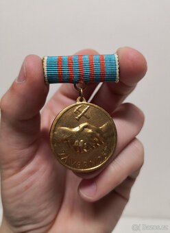 Hasičská medaila ČSSR za vernosť - 20 rokov služby - 4