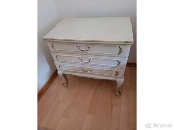 Krémově bílá ložnice Chippendale, 3803 - 4