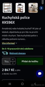 Nový kuchyňský regál - police - 4