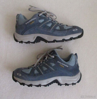 Dámské nízké trekové boty goretex Salomon 39 40 - 4