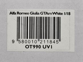Alfa Romeo Giulia GTAm 2020 1:18 OttoMobile - 4
