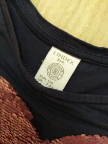Slavnostní tričko Lindex, tunika kočka Lindex, vel.128 - 4