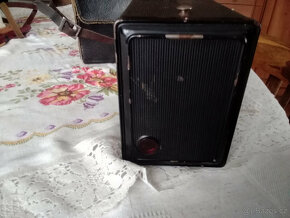 Starý, historický fotoaparát AGFA-BOX s kož.brašnou - 4
