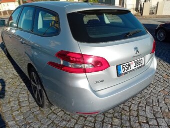 308 SW-kombi,1,6e-hdi-85kw-klima,model 2015-serviska,3x klíč - 4