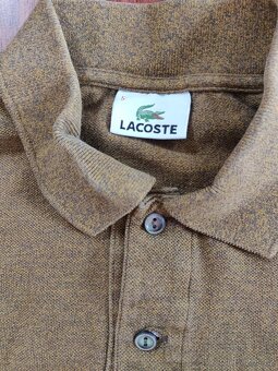 Značkové polo triko Lacoste – velikost L - 4