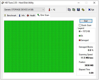 SD HC paměťová karta značky PNY 4 GB, plně funkční - 4