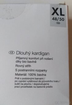 NOVÝ dlouhý kardigan XL 48/50 - 4