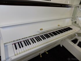 Bílé piano, pianino, klavír Petrof - 4