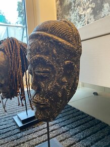 Originálních dřevěné masky z Konga - 4